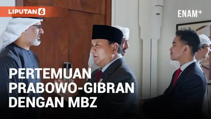 VIDEO: Prabowo dan Gibran bertemu MBZ di Abu Dhabi